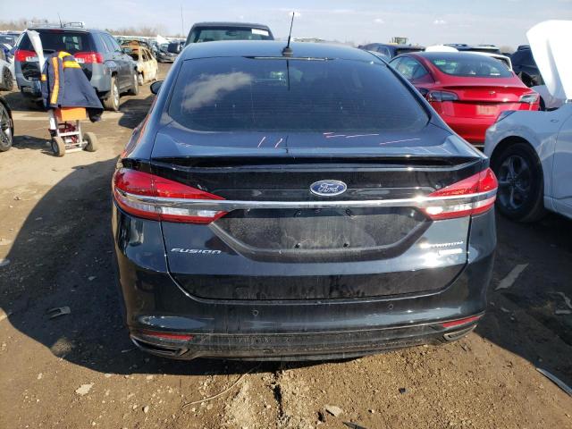 3FA6P0K96HR140007 - 2017 FORD FUSION TITANIUM BLACK photo 6