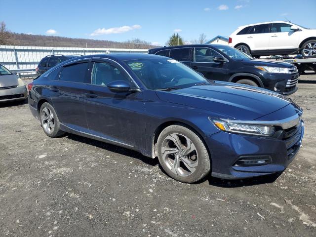 1HGCV1F56JA037607 - 2018 HONDA ACCORD EXL BLUE photo 4