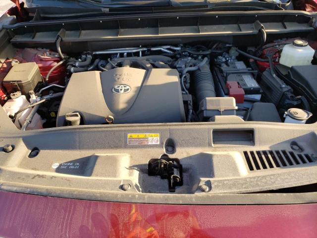 5TDGZRAH0NS549117 - 2022 TOYOTA HIGHLANDER XLE RED photo 11