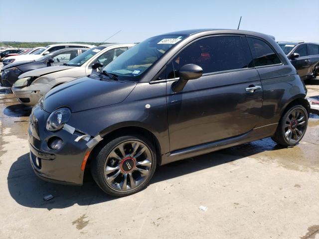 3C3CFFKR4HT697833 - 2017 FIAT 500 POP GRAY photo 1