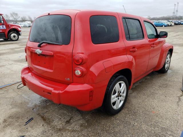 3GNDA13D68S626750 - 2008 CHEVROLET HHR LS RED photo 3