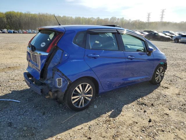 3HGGK5G85FM718801 - 2015 HONDA FIT EX BLUE photo 3