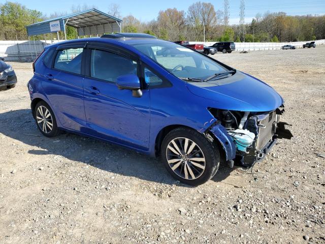 3HGGK5G85FM718801 - 2015 HONDA FIT EX BLUE photo 4