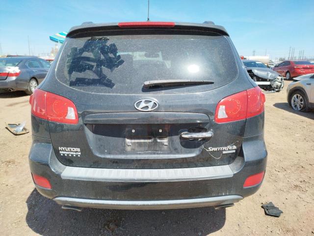 5NMSH13E09H281082 - 2009 HYUNDAI SANTA FE SE BLACK photo 6