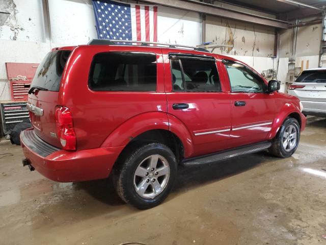 1D8HB58217F511676 - 2007 DODGE DURANGO LIMITED RED photo 3