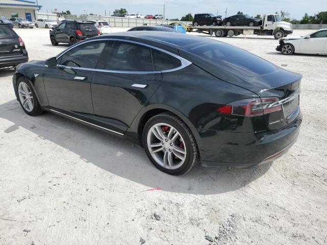 5YJSA1DN0CFP01273 - 2012 TESLA MODEL S BLACK photo 2