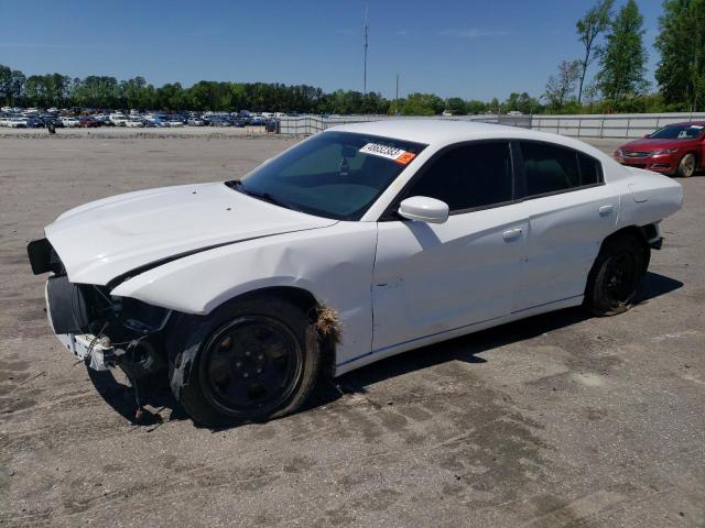 2C3CDXAG4EH362572 - 2014 DODGE CHARGER POLICE WHITE photo 1