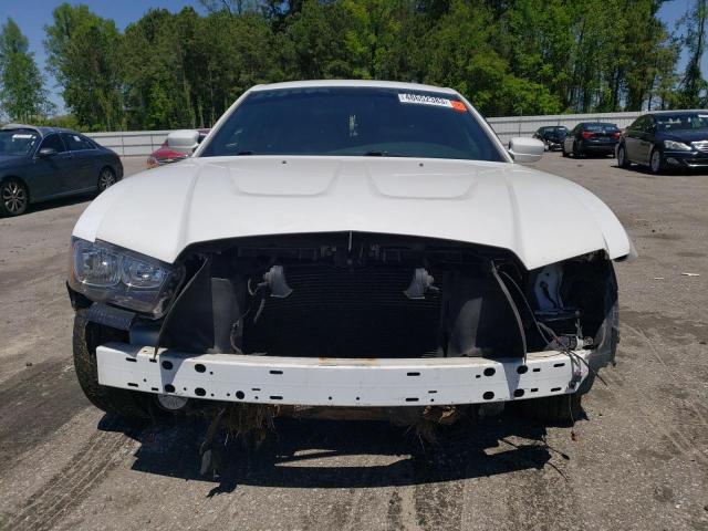 2C3CDXAG4EH362572 - 2014 DODGE CHARGER POLICE WHITE photo 5