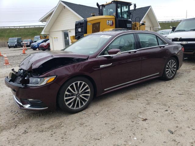 1LN6L9TK4J5602192 - 2018 LINCOLN CONTINENTA SELECT MAROON photo 1