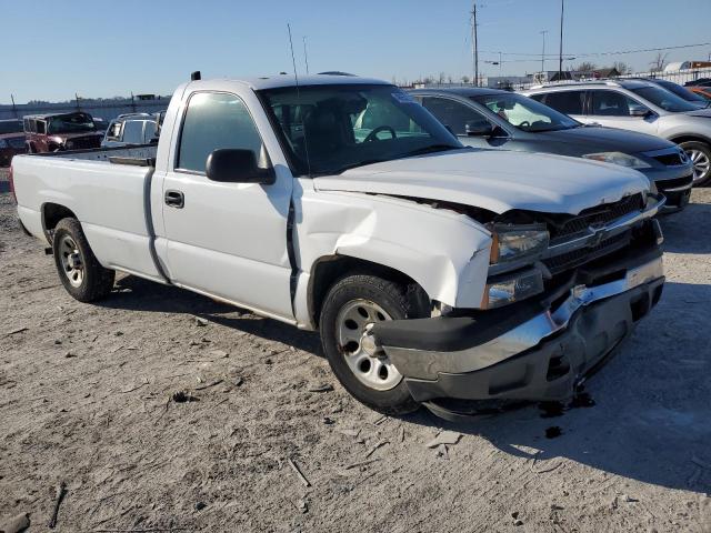 1GCEC14X45Z266571 - 2005 CHEVROLET SILVERADO C1500 WHITE photo 4