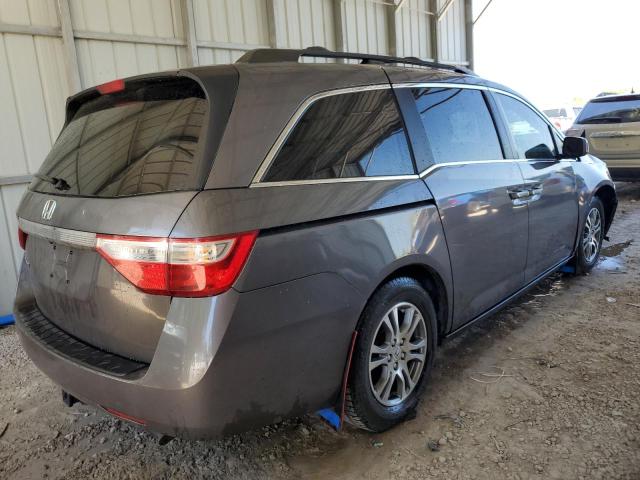 5FNRL5H6XDB060766 - 2013 HONDA ODYSSEY EXL GRAY photo 3