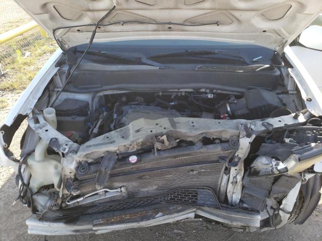 5FNYF38519B023000 - 2009 HONDA PILOT EXL WHITE photo 12