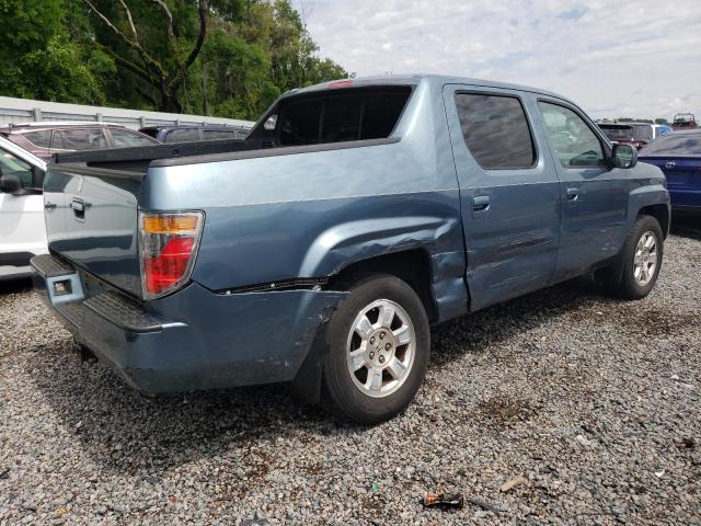 2HJYK16518H538084 - 2008 HONDA RIDGELINE RTL BLUE photo 3