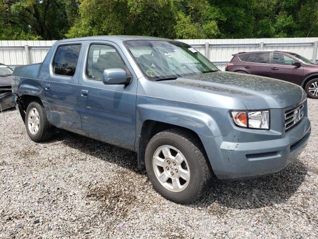 2HJYK16518H538084 - 2008 HONDA RIDGELINE RTL BLUE photo 4