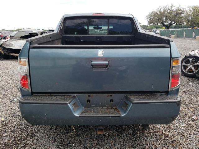 2HJYK16518H538084 - 2008 HONDA RIDGELINE RTL BLUE photo 6