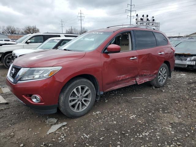 5N1AR2MM2DC604748 - 2013 NISSAN PATHFINDER S RED photo 1