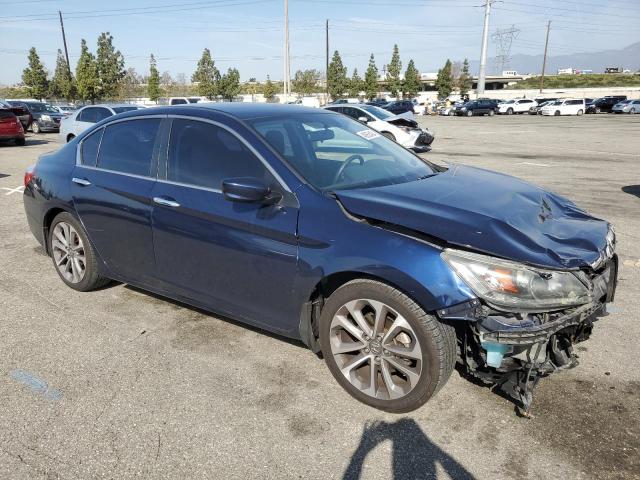 1HGCR2F57FA074098 - 2015 HONDA ACCORD SPORT BLUE photo 4