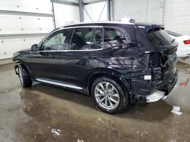 5UXTR9C56KLP88541 - 2019 BMW X3 XDRIVE30I BLACK photo 2