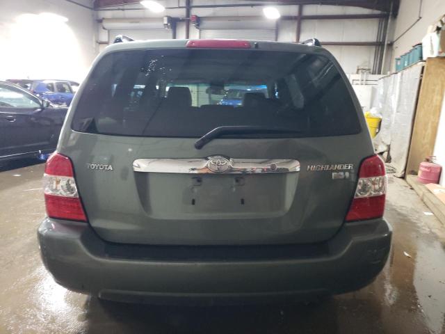 JTEGW21A870023239 - 2007 TOYOTA HIGHLANDER HYBRID GRAY photo 6