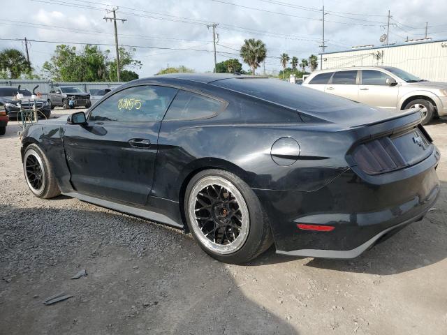 1FA6P8TH5G5257499 - 2016 FORD MUSTANG BLACK photo 2