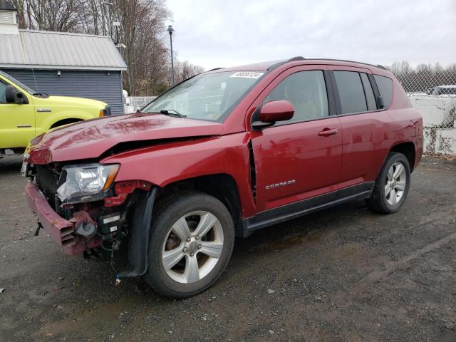 1C4NJDEB2ED788252 - 2014 JEEP COMPASS LATITUDE RED photo 1