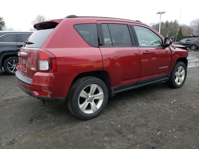 1C4NJDEB2ED788252 - 2014 JEEP COMPASS LATITUDE RED photo 3