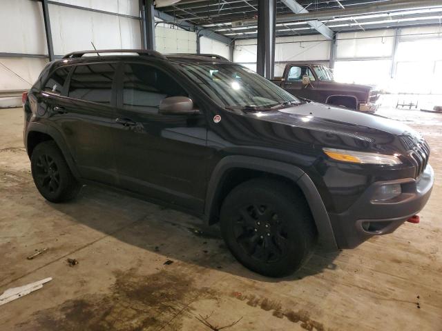 1C4PJMBS4FW681979 - 2015 JEEP CHEROKEE TRAILHAWK BLACK photo 4