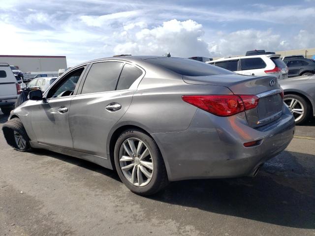 JN1BV7AP2EM684809 - 2014 INFINITI Q50 BASE GRAY photo 2