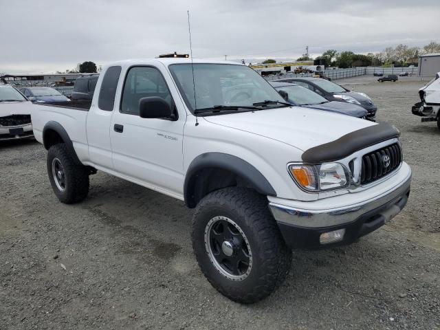 5TEWN72N54Z329148 - 2004 TOYOTA TACOMA XTRACAB WHITE photo 4