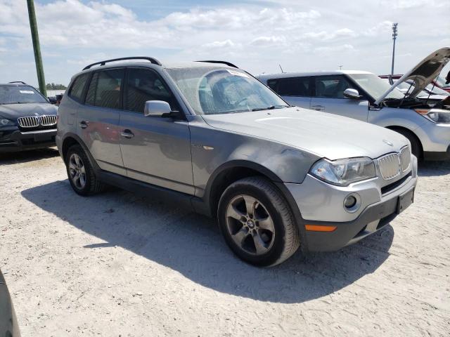 WBXPC93467WF06616 - 2007 BMW X3 3.0SI SILVER photo 4