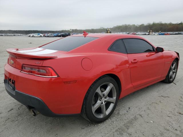 2G1FB1E3XE9169039 - 2014 CHEVROLET CAMARO LT RED photo 3