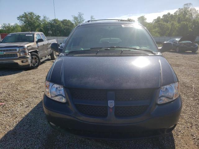 2D4GP44L64R543325 - 2004 DODGE GRAND CARA SXT BLUE photo 5