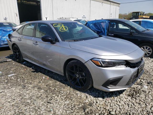 2HGFE2F56NH598772 - 2022 HONDA CIVIC SPORT 银色 照片 4