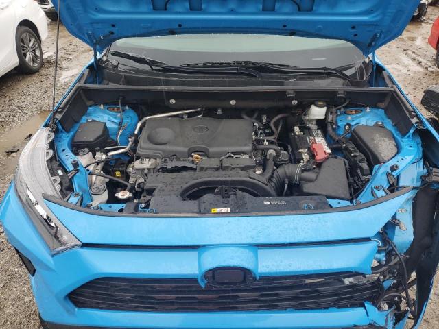 2T3H1RFV8KW038775 - 2019 TOYOTA RAV4 LE BLUE photo 11