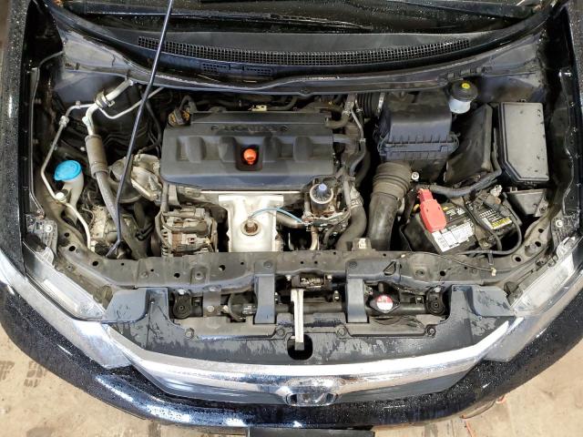 2HGFB2F96CH571287 - 2012 HONDA CIVIC EXL შავი ფოტო 11