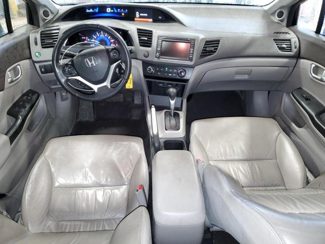 2HGFB2F96CH571287 - 2012 HONDA CIVIC EXL შავი ფოტო 8