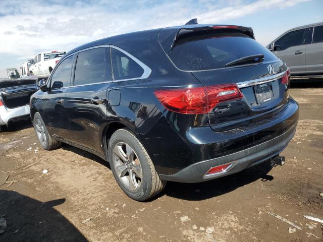 5FRYD4H28EB021917 - 2014 ACURA MDX BLACK photo 2