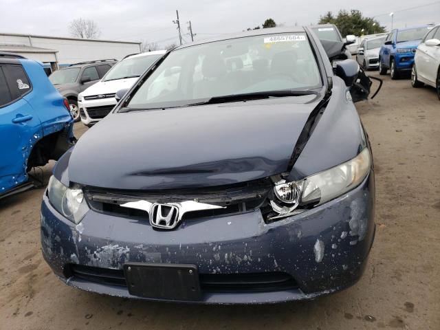 JHMFA36217S009966 - 2007 HONDA CIVIC HYBRID BLUE photo 5