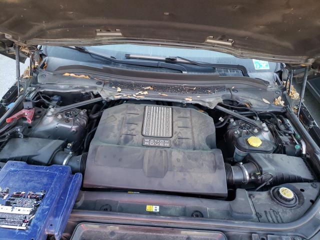 SALWV2TF4EA358882 - 2014 LAND ROVER RANGE ROVE AUTOBIOGRAPHY GRAY photo 11
