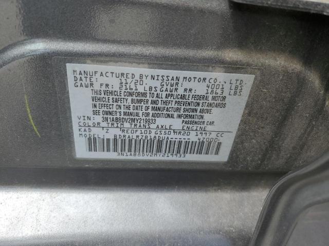 3N1AB8DV2MY219933 - 2014 NISSAN SENTRA SR GRAY photo 13