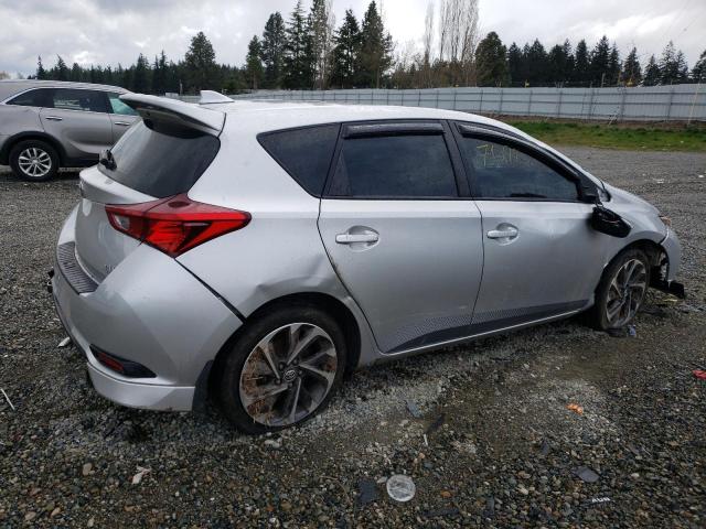 JTNKARJE8HJ540170 - 2017 TOYOTA COROLLA IM SILVER photo 3