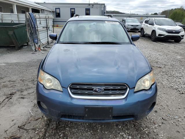 4S4BP62C467324191 - 2006 SUBARU LEGACY OUTBACK 2.5I LIMITED BLUE photo 5