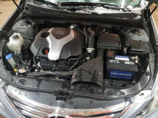 5NPEC4AB0EH817855 - 2014 HYUNDAI SONATA SE GRAY photo 11