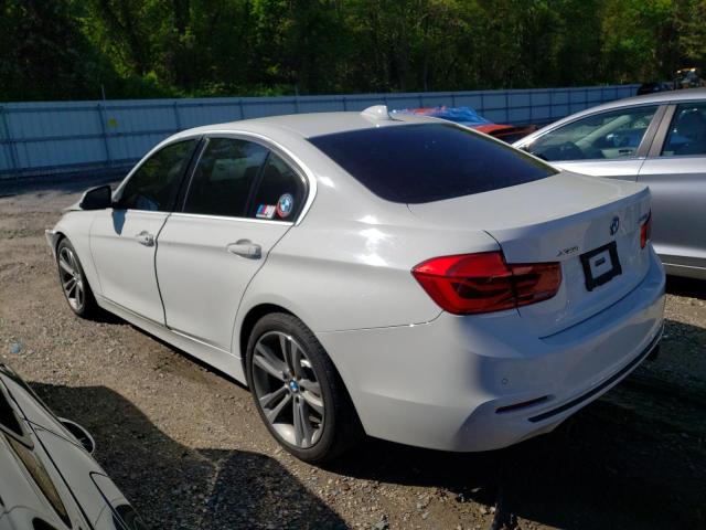 WBA8B7G55GNT14504 - 2016 BMW 340 XI WHITE photo 2