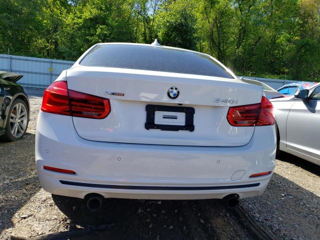 WBA8B7G55GNT14504 - 2016 BMW 340 XI WHITE photo 6