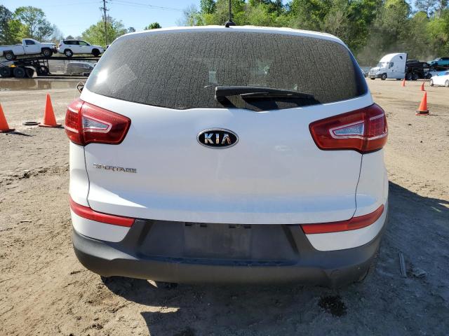 KNDPB3A27C7197965 - 2012 KIA SPORTAGE BASE WHITE photo 6