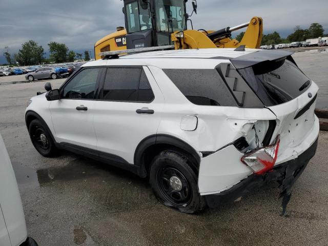 1FM5K8AB1MGC24188 - 2021 FORD EXPLORER POLICE INTERCEPTOR WHITE photo 2