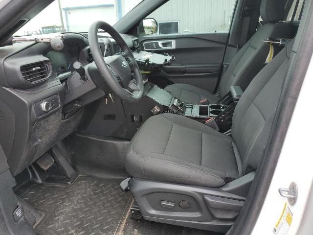 1FM5K8AB1MGC24188 - 2021 FORD EXPLORER POLICE INTERCEPTOR WHITE photo 7