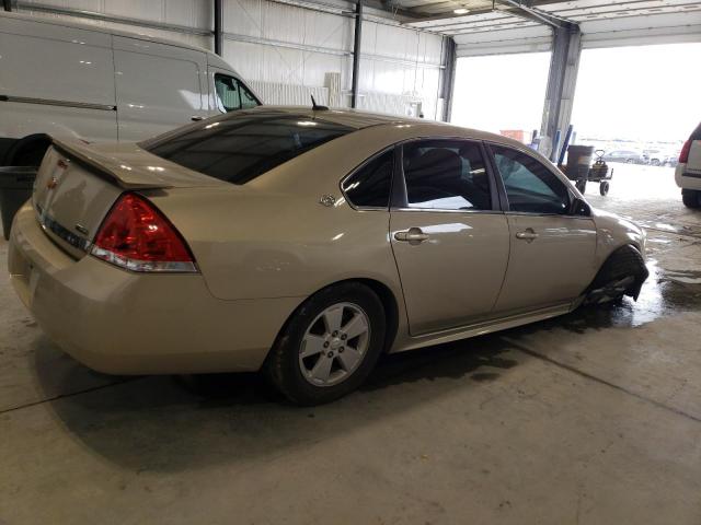 2G1WT57K791255888 - 2009 CHEVROLET IMPALA 1LT TAN photo 3