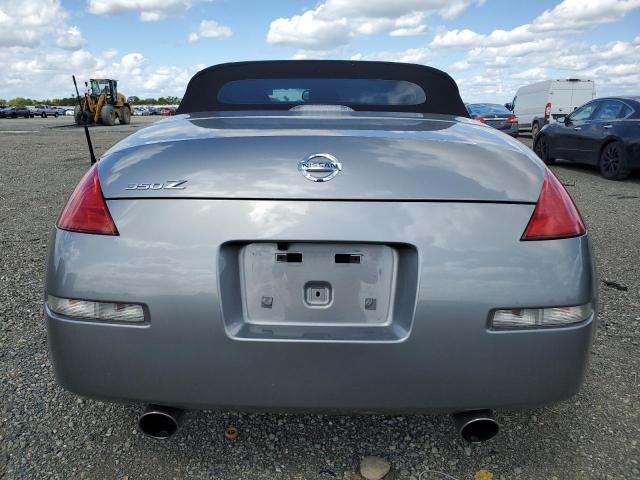 JN1AZ36A84T014733 - 2004 NISSAN 350Z ROADSTER GRAY photo 6